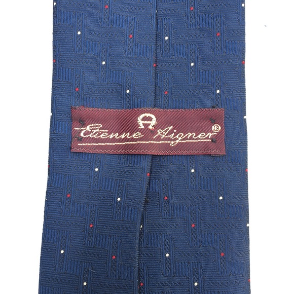 {3/$25} Vtg Etienne Aigner necktie in Navy. - Picture 4 of 9